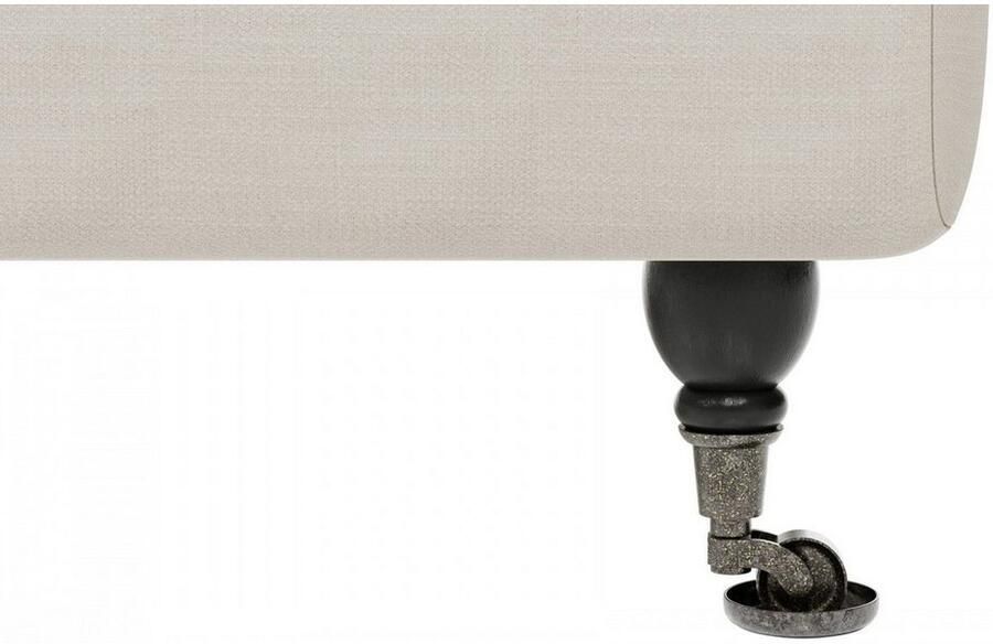 Home affaire Fauteuil NORIN twee soorten poten: voor wieltjes aan de achterkant houten poten - Foto 3