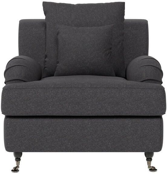 Home affaire Fauteuil NORIN twee soorten poten: voor wieltjes aan de achterkant houten poten - Foto 5