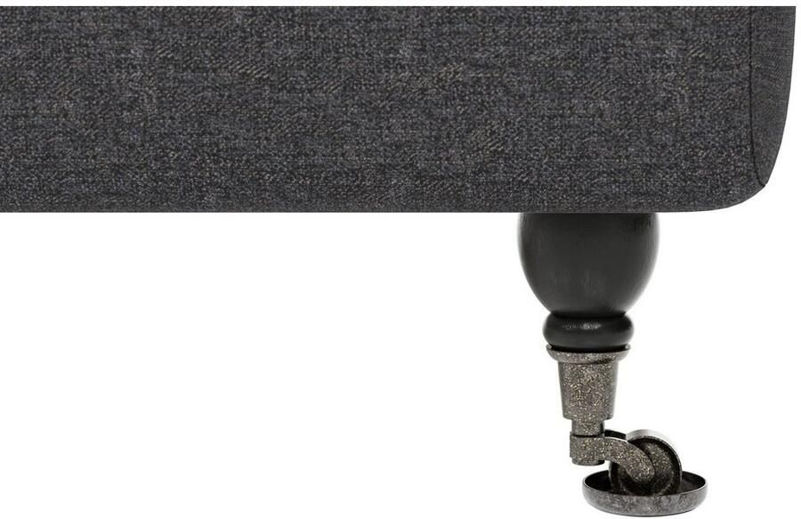 Home affaire Fauteuil NORIN twee soorten poten: voor wieltjes aan de achterkant houten poten - Foto 3