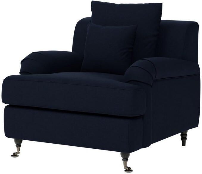 Home affaire Fauteuil NORIN twee soorten poten: voor wieltjes aan de achterkant houten poten - Foto 4