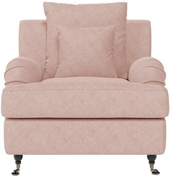 Home affaire Fauteuil NORIN twee soorten poten: voor wieltjes aan de achterkant houten poten - Foto 5