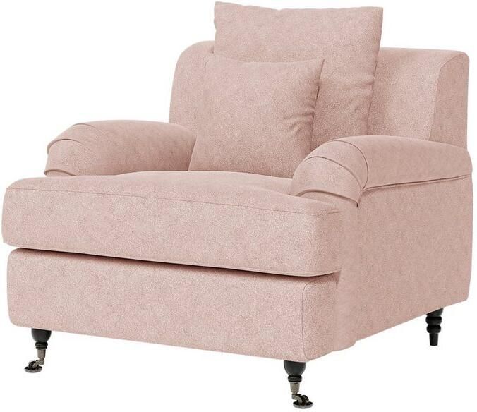 Home affaire Fauteuil NORIN twee soorten poten: voor wieltjes aan de achterkant houten poten - Foto 4