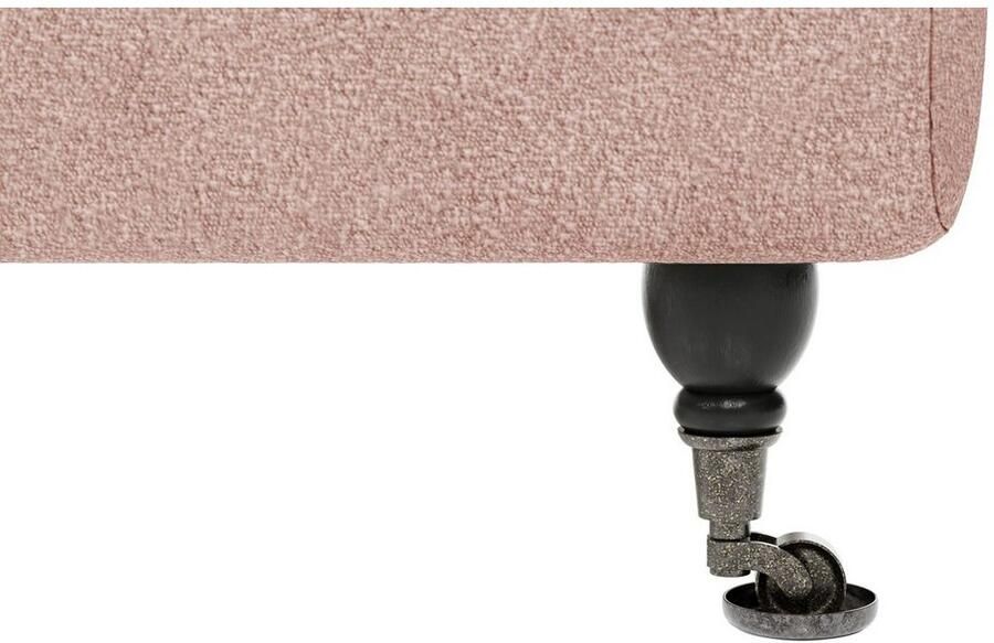 Home affaire Fauteuil NORIN twee soorten poten: voor wieltjes aan de achterkant houten poten - Foto 3