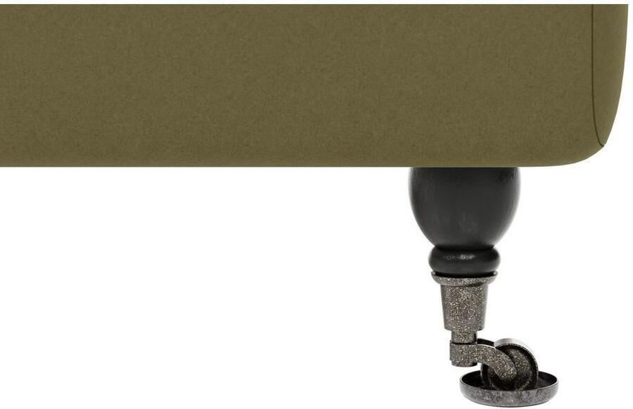 Home affaire Fauteuil NORIN twee soorten poten: voor wieltjes aan de achterkant houten poten - Foto 3