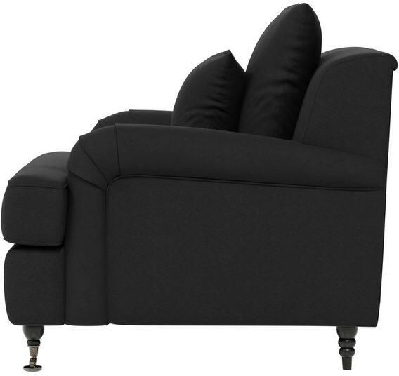 Home affaire Fauteuil NORIN twee soorten poten: voor wieltjes aan de achterkant houten poten - Foto 5