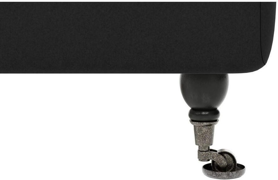 Home affaire Fauteuil NORIN twee soorten poten: voor wieltjes aan de achterkant houten poten - Foto 2