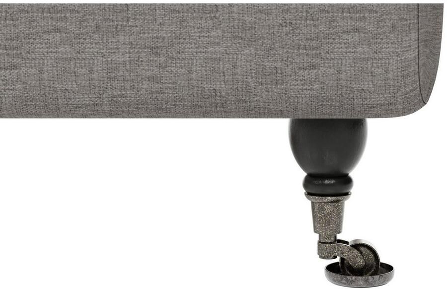 Home affaire Fauteuil NORIN twee soorten poten: voor wieltjes aan de achterkant houten poten - Foto 3