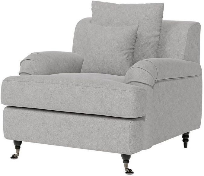 Home affaire Fauteuil NORIN twee soorten poten: voor wieltjes aan de achterkant houten poten - Foto 4