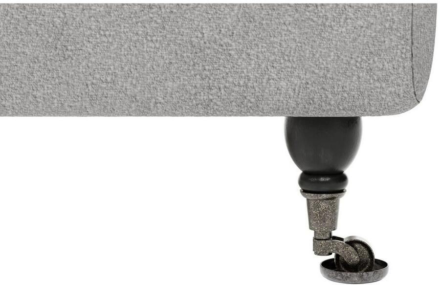 Home affaire Fauteuil NORIN twee soorten poten: voor wieltjes aan de achterkant houten poten - Foto 3