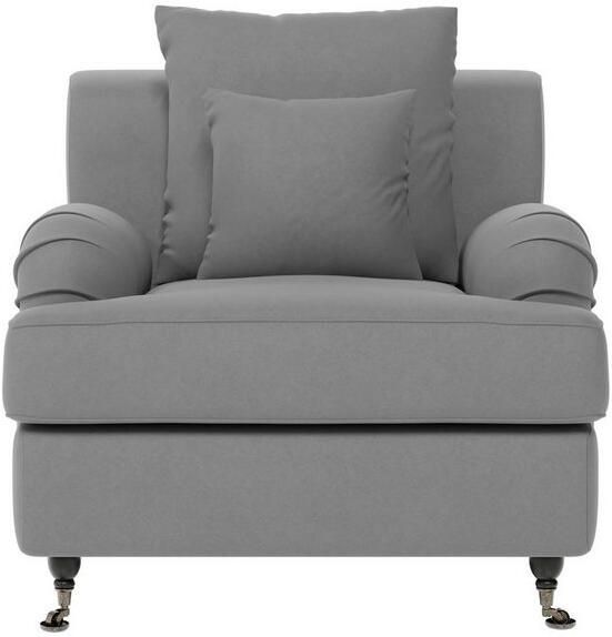 Home affaire Fauteuil NORIN twee soorten poten: voor wieltjes aan de achterkant houten poten - Foto 5