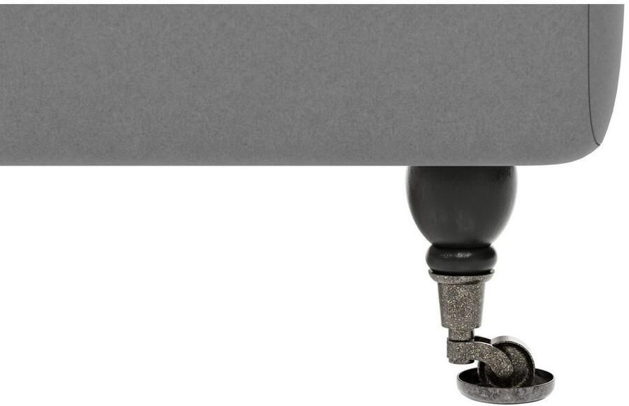 Home affaire Fauteuil NORIN twee soorten poten: voor wieltjes aan de achterkant houten poten - Foto 3