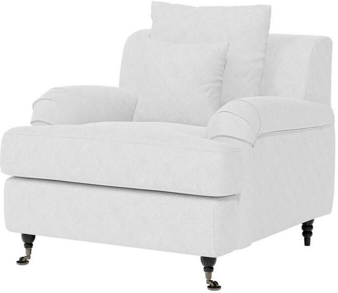 Home affaire Fauteuil NORIN twee soorten poten: voor wieltjes aan de achterkant houten poten - Foto 4