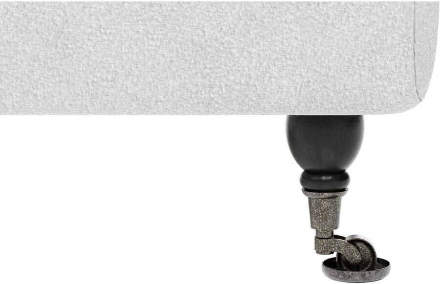 Home affaire Fauteuil NORIN twee soorten poten: voor wieltjes aan de achterkant houten poten - Foto 3