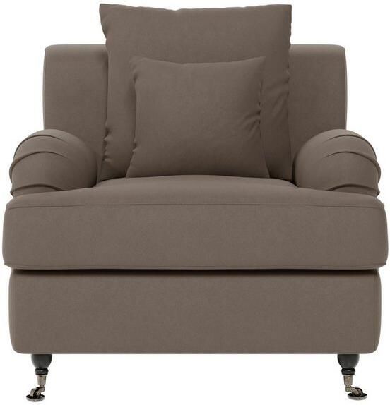 Home affaire Fauteuil NORIN twee soorten poten: voor wieltjes aan de achterkant houten poten - Foto 5