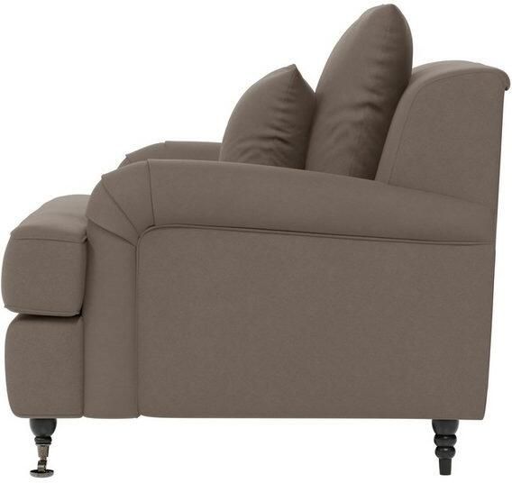 Home affaire Fauteuil NORIN twee soorten poten: voor wieltjes aan de achterkant houten poten - Foto 6