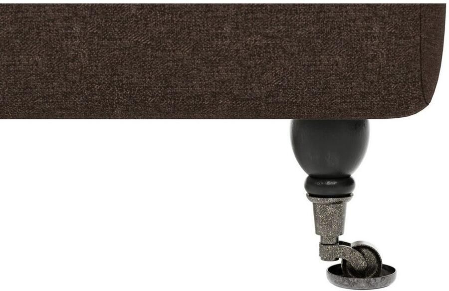 Home affaire Fauteuil NORIN twee soorten poten: voor wieltjes aan de achterkant houten poten - Foto 2