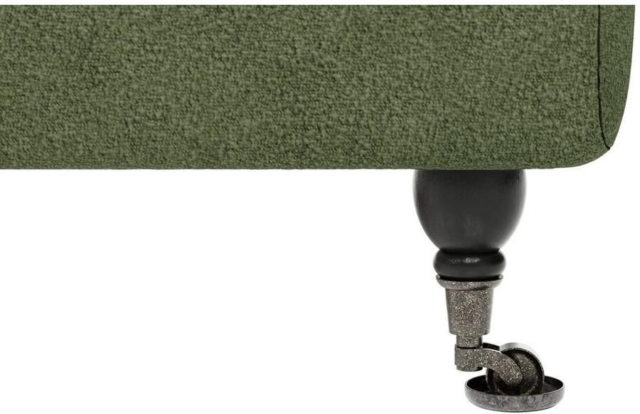 Home affaire Fauteuil NORIN twee soorten poten: voor wieltjes aan de achterkant houten poten - Foto 3