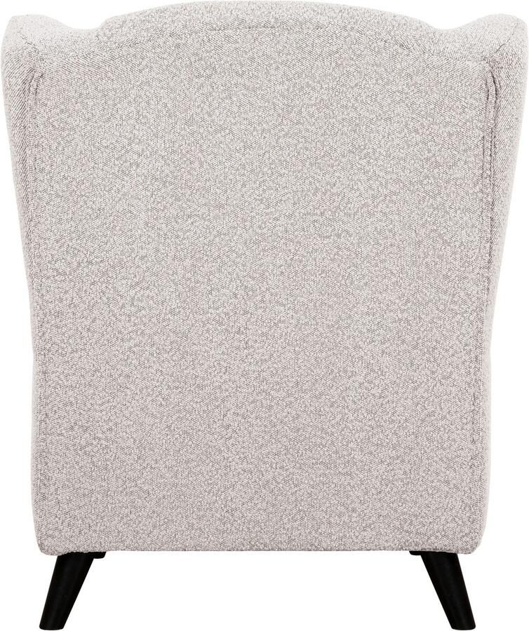 Home affaire Fauteuil Ohrensessel CHISTELLE optioneel met poef met golfondersteuning afmetingen: b d h: 81 87 99 cm - Foto 2