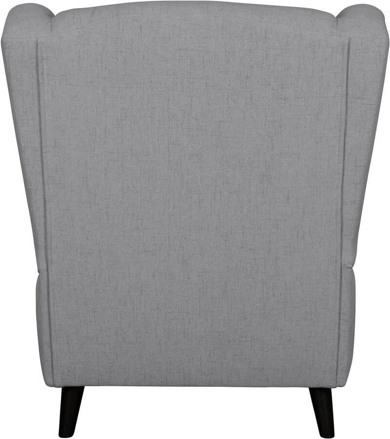 Home affaire Fauteuil Ohrensessel CHISTELLE optioneel met poef met golfondersteuning afmetingen: b d h: 81 87 99 cm