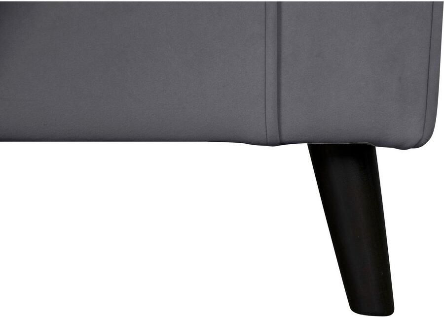 Home affaire Fauteuil Ohrensessel CHISTELLE optioneel met poef met golfondersteuning afmetingen: b d h: 81 87 99 cm - Foto 3