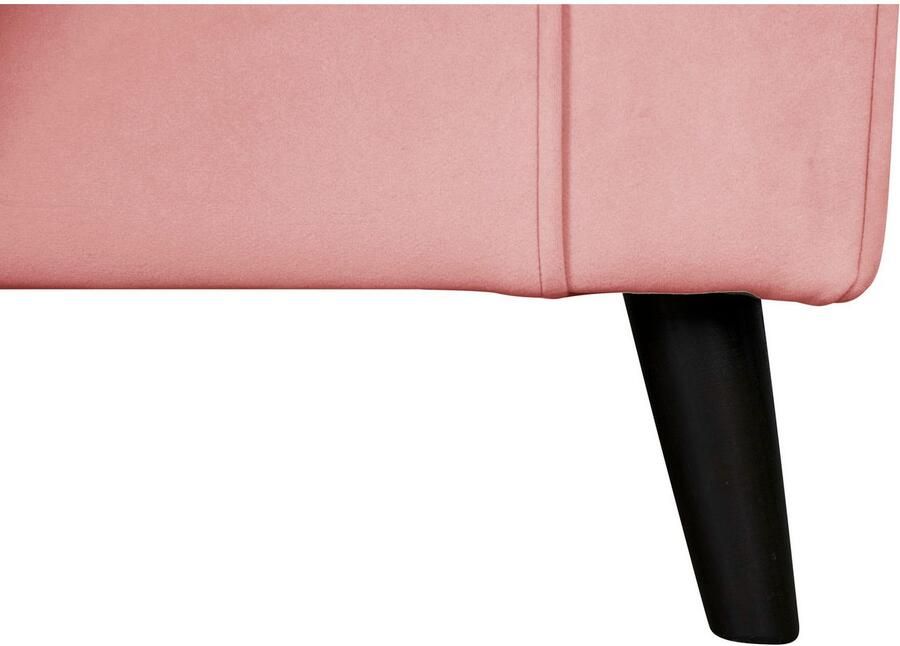 Home affaire Fauteuil Ohrensessel CHISTELLE optioneel met poef met golfondersteuning afmetingen: b d h: 81 87 99 cm - Foto 3