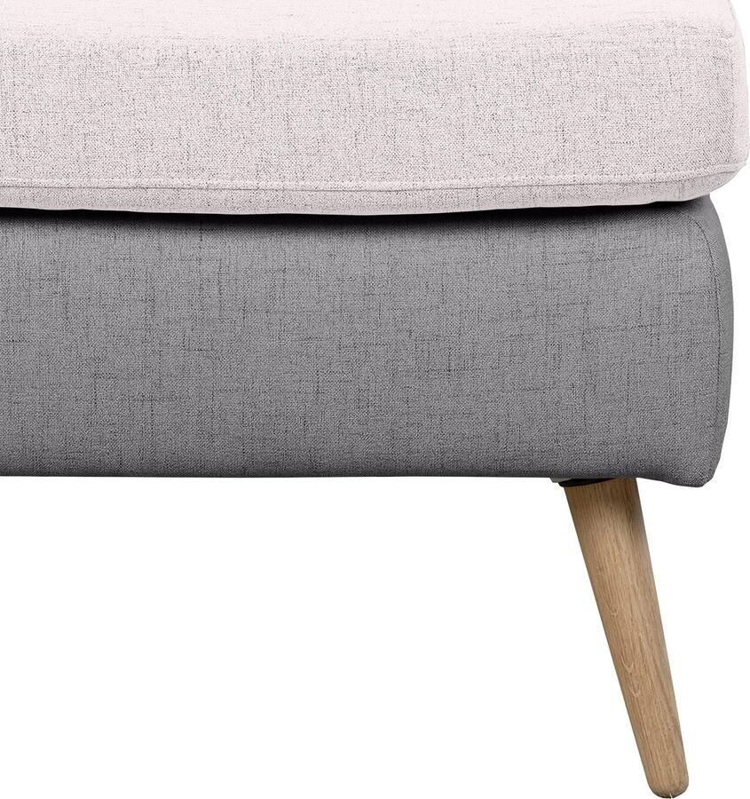 Home affaire Fauteuil Salla bekleding bouclé of fijne structuur oorschelp fauteuil naar keuze met of zonder hocker grote fauteuil: afm. bxdxh: 78x94x118cm - Foto 2