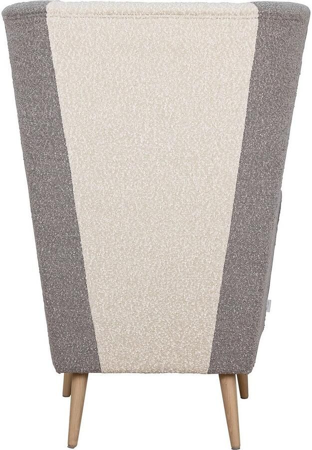 Home affaire Fauteuil Salla bekleding bouclé of fijne structuur oorschelp fauteuil naar keuze met of zonder hocker grote fauteuil: afm. bxdxh: 78x94x118cm - Foto 7