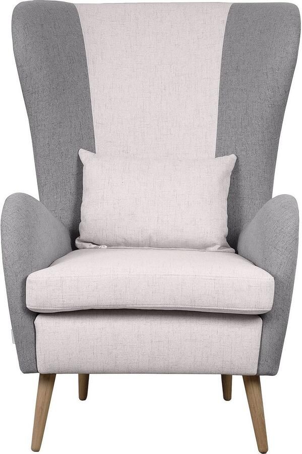 Home affaire Fauteuil Salla bekleding bouclé of fijne structuur oorschelp fauteuil naar keuze met of zonder hocker grote fauteuil: afm. bxdxh: 78x94x118cm - Foto 14