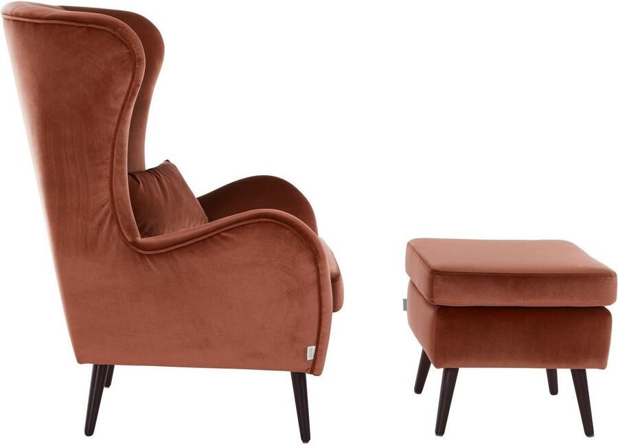 Home affaire Fauteuil Salla ook in imitatiebont en fijn corduroy veel bekledingsopties oorfauteuil (set) - Foto 8