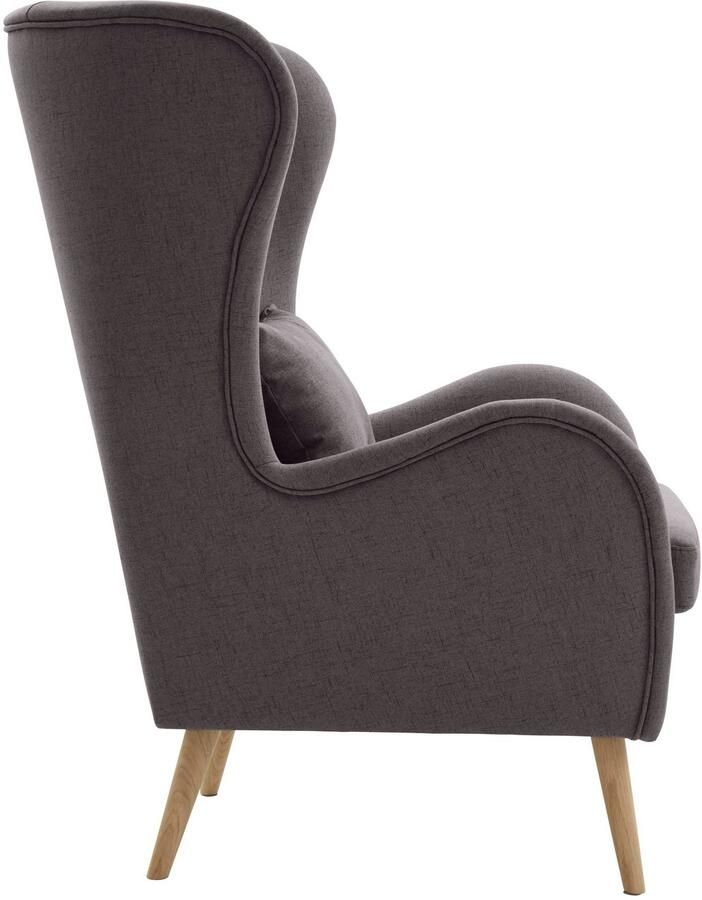 Home affaire Fauteuil Salla ook in imitatiebont en fijn corduroy veel bekledingsopties oorfauteuil (set) - Foto 5