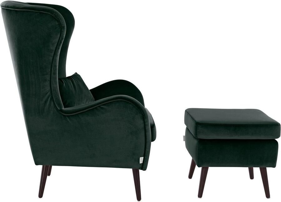 Home affaire Fauteuil Salla ook in imitatiebont en fijn corduroy veel bekledingsopties oorfauteuil (set) - Foto 8