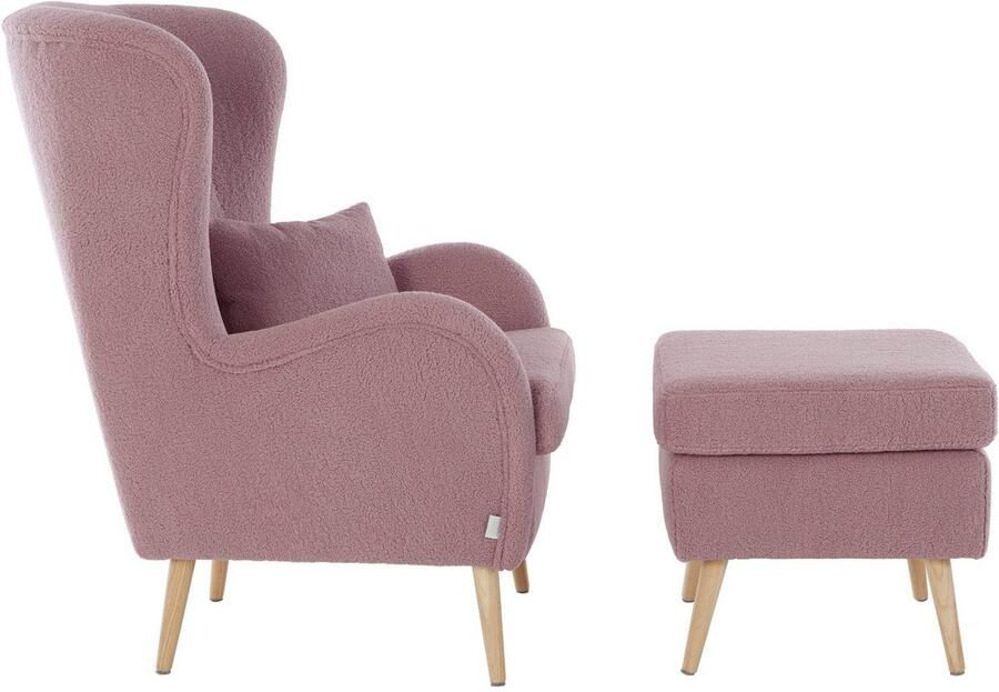 Home affaire Fauteuil Salla ook in imitatiebont en fijn corduroy veel bekledingsopties oorfauteuil (set) - Foto 10