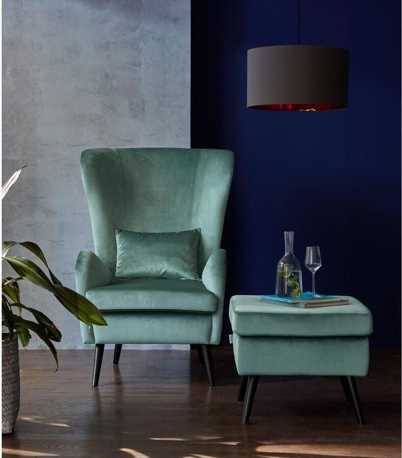 Home affaire Fauteuil Salla ook in imitatiebont en fijn corduroy veel bekledingsopties oorfauteuil (set) - Foto 6