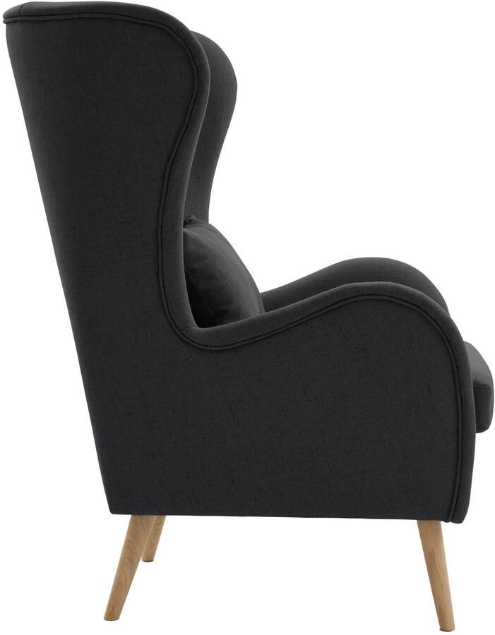 Home affaire Fauteuil Salla ook in imitatiebont en fijn corduroy veel bekledingsopties oorfauteuil (set) - Foto 5