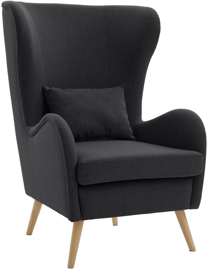 Home affaire Fauteuil Salla ook in imitatiebont en fijn corduroy veel bekledingsopties oorfauteuil (set) - Foto 6