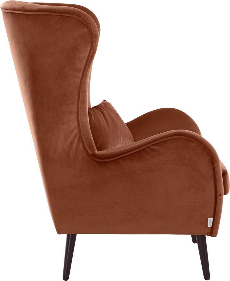 Home affaire Fauteuil Sallito oorfauteuil TV-stoel voor woonkamer ook in velours cord - Foto 8