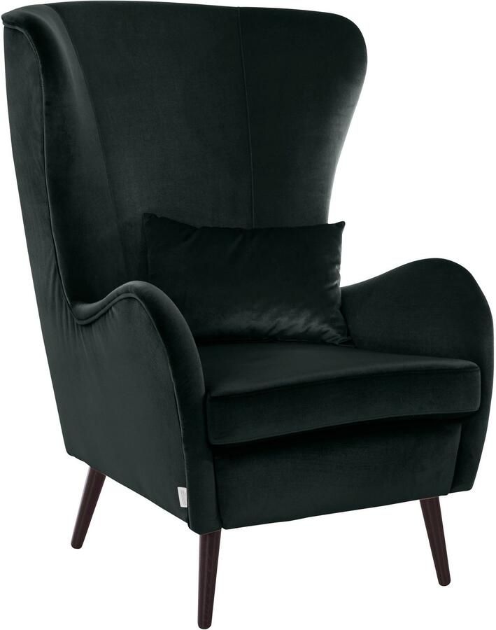 Home affaire Fauteuil Sallito oorfauteuil TV-stoel voor woonkamer ook in velours cord - Foto 5