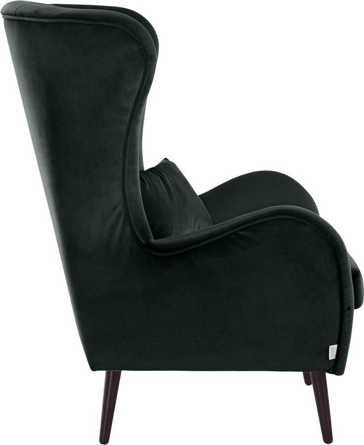 Home affaire Fauteuil Sallito oorfauteuil TV-stoel voor woonkamer ook in velours cord - Foto 4