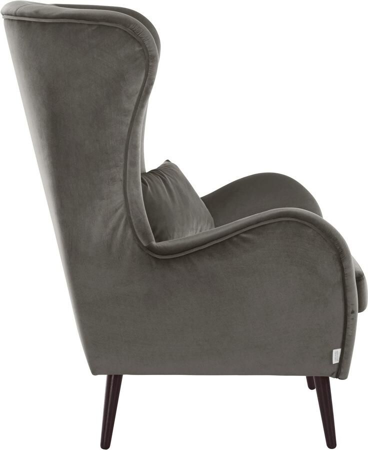 Home affaire Fauteuil Sallito oorfauteuil TV-stoel voor woonkamer ook in velours cord - Foto 8