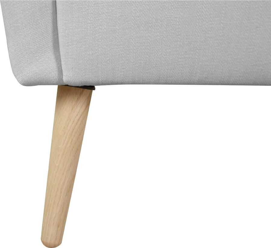 Home affaire Fauteuil Sallito TV-stoel oorfauteuil met Hocker in veel stofkwaliteiten ook in fluweelcord - Foto 2