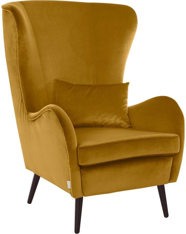 Home affaire Fauteuil Salla ook in imitatiebont en fijn corduroy veel bekledingsopties oorfauteuil (set) - Foto 3