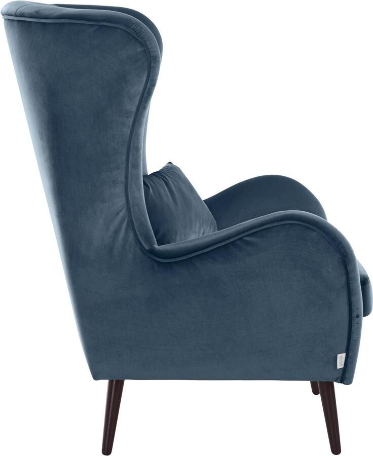 Home affaire Fauteuil Sallito oorfauteuil TV-stoel voor woonkamer ook in velours cord - Foto 8