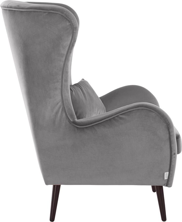 Home affaire Fauteuil Sallito oorfauteuil TV-stoel voor woonkamer ook in velours cord - Foto 8