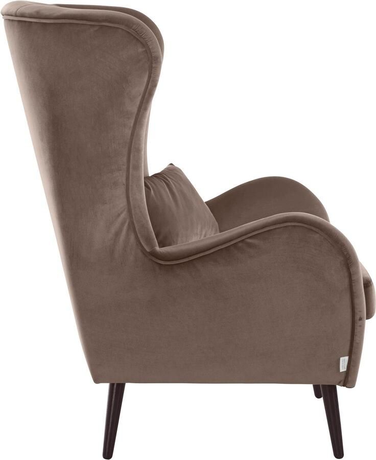 Home affaire Fauteuil Sallito oorfauteuil TV-stoel voor woonkamer ook in velours cord - Foto 8