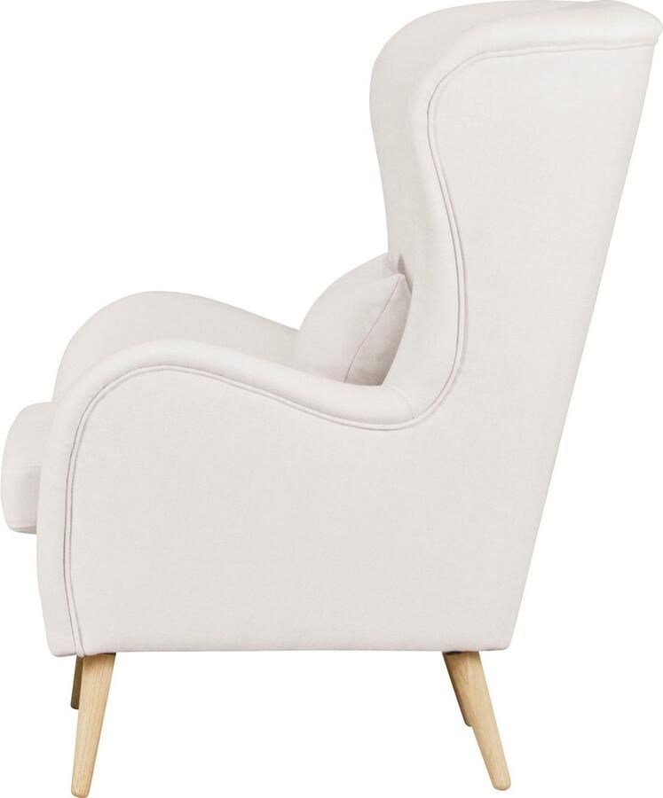 Home affaire Fauteuil Sallito oorfauteuil TV-stoel voor woonkamer ook in velours cord - Foto 6