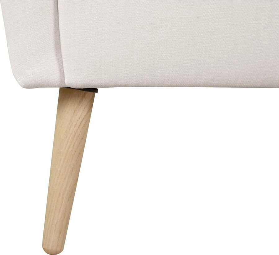 Home affaire Fauteuil Sallito TV-stoel oorfauteuil met Hocker in veel stofkwaliteiten ook in fluweelcord - Foto 2