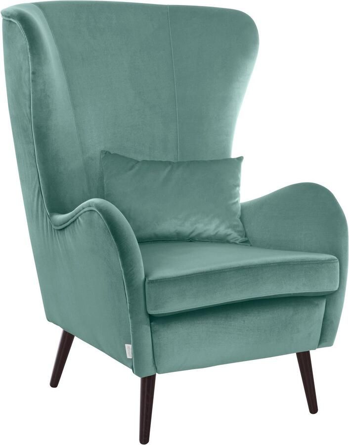Home affaire Fauteuil Sallito oorfauteuil TV-stoel voor woonkamer ook in velours cord - Foto 5