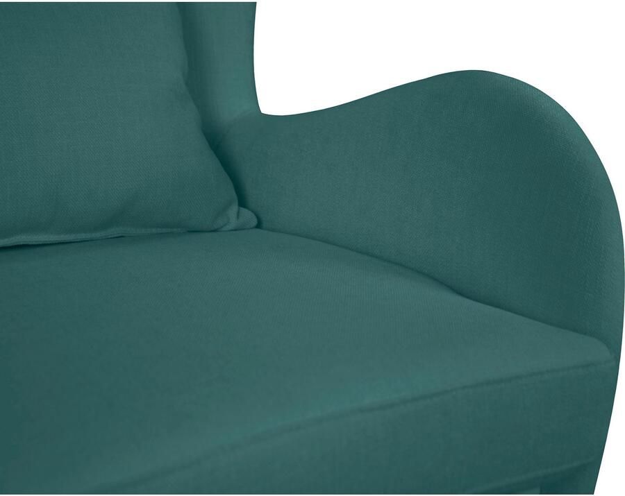Home affaire Fauteuil Sallito oorfauteuil TV-stoel voor woonkamer ook in velours cord - Foto 6