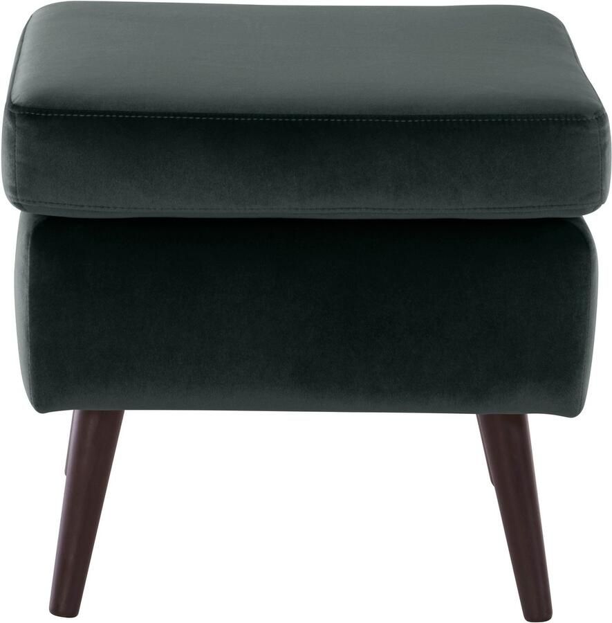 Home affaire Fauteuil Sallito TV-stoel oorfauteuil met Hocker in veel stofkwaliteiten ook in fluweelcord - Foto 2
