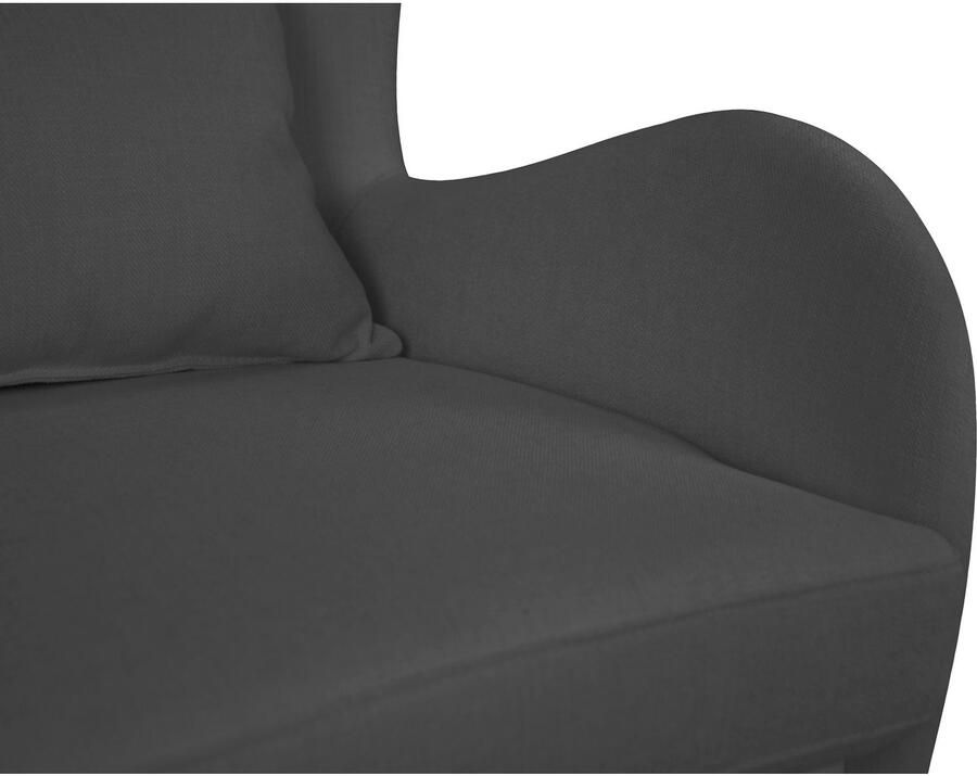 Home affaire Fauteuil Sallito oorfauteuil TV-stoel voor woonkamer ook in velours cord - Foto 7